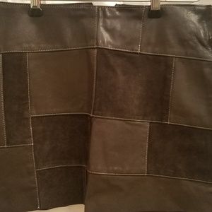 Leather skirt